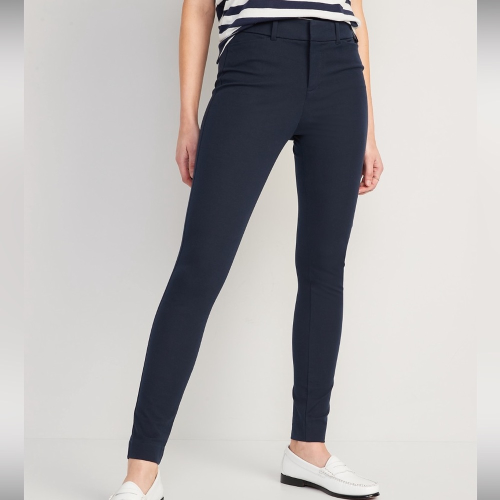 Old Navy NWT High-Waisted Pixie Skinny Pants, color Navy, size 16